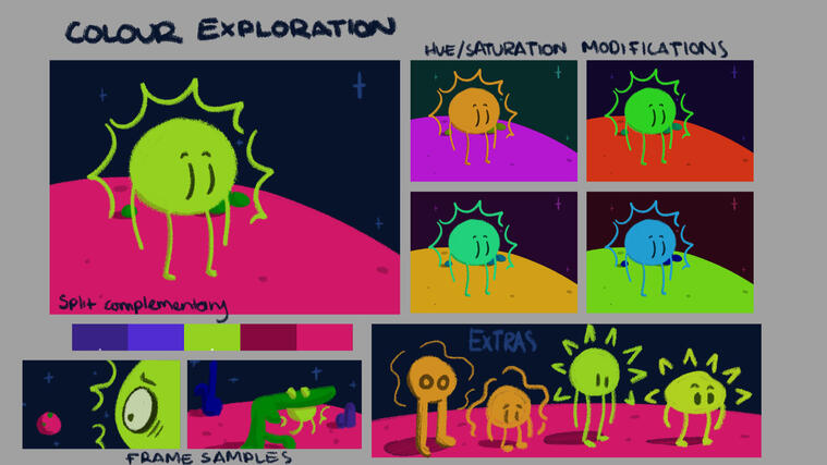 Space Critter Colour Study